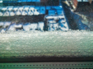 Snow on Windowsill